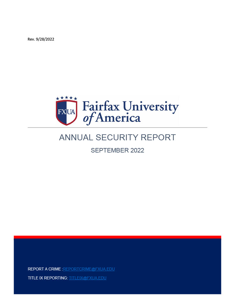 2022 Annual Security Report