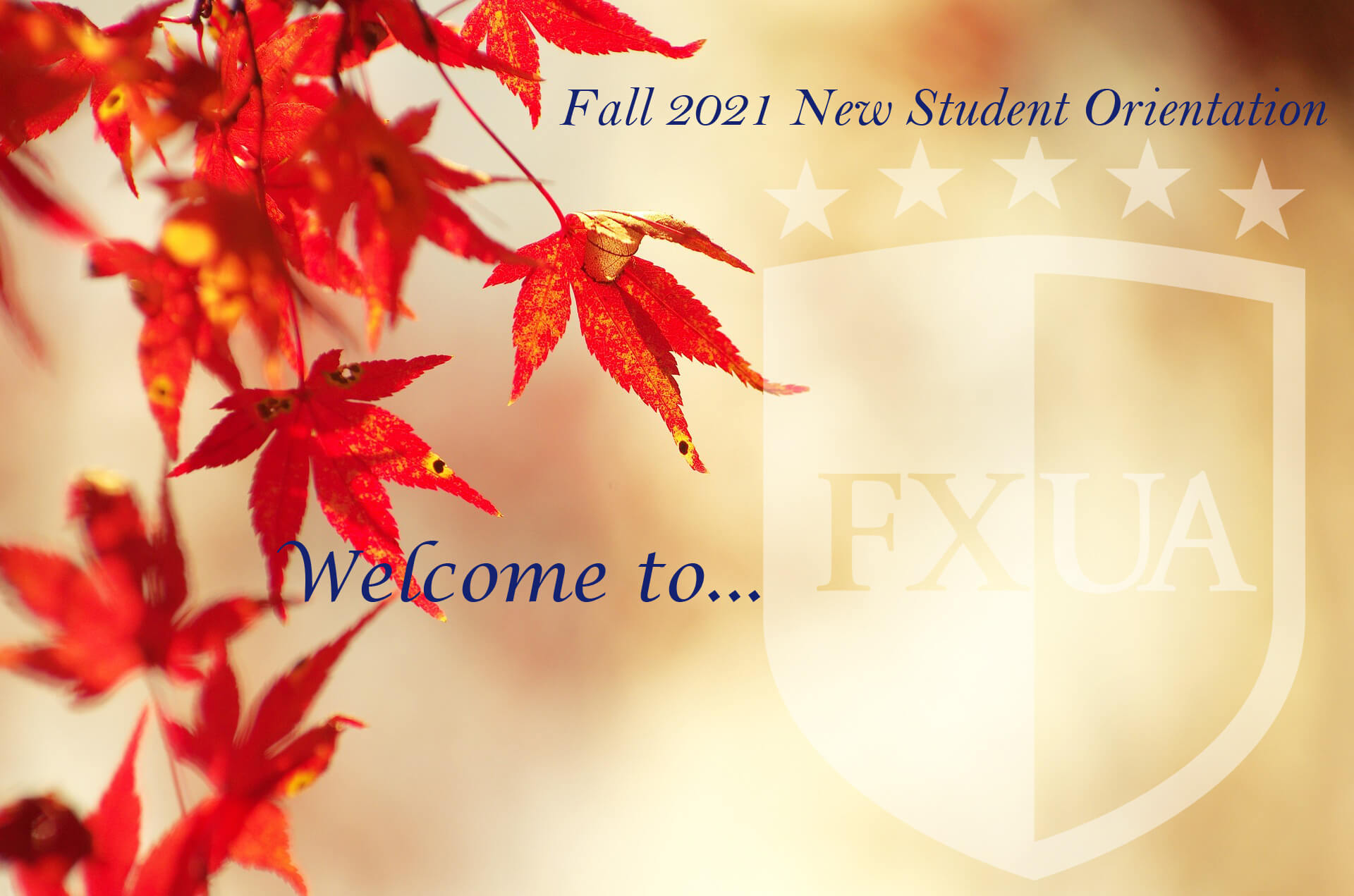 Fall 2021 New Student Orientation